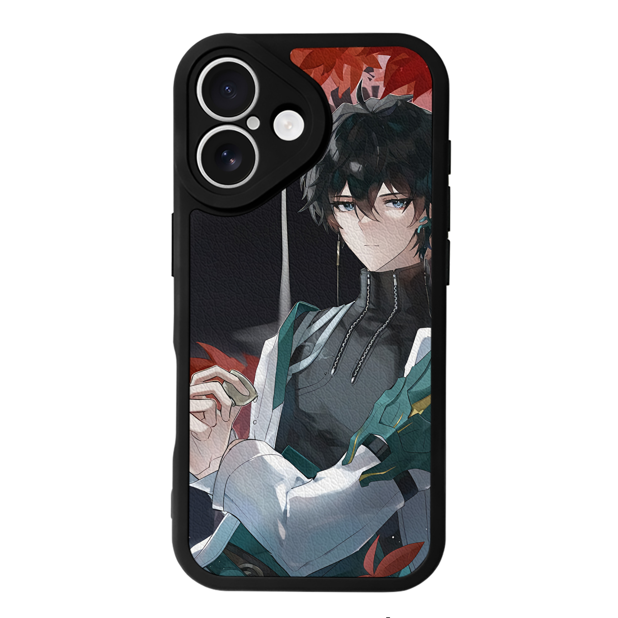 （画像用） 刀剣乱舞 Touken Ranbu 【iPhone 16シリーズ対応】シリコンスマホケース（レザー調） 材質：シリコン